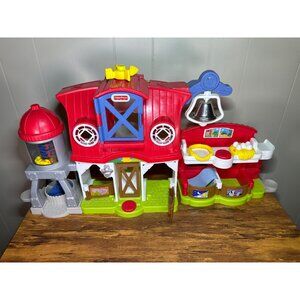 Fisher-Price Little People Caring For Animals Farm Playset With Barn Sounds & Ac
